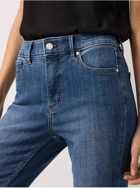 Whbm High-Rise Flare Women's Jeans In Medium Blue